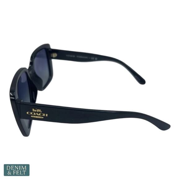 Coach Oversized Square Sunglasses Black Gradient Lenses CL907 NEW w/ Case!! - Picture 9 of 16
